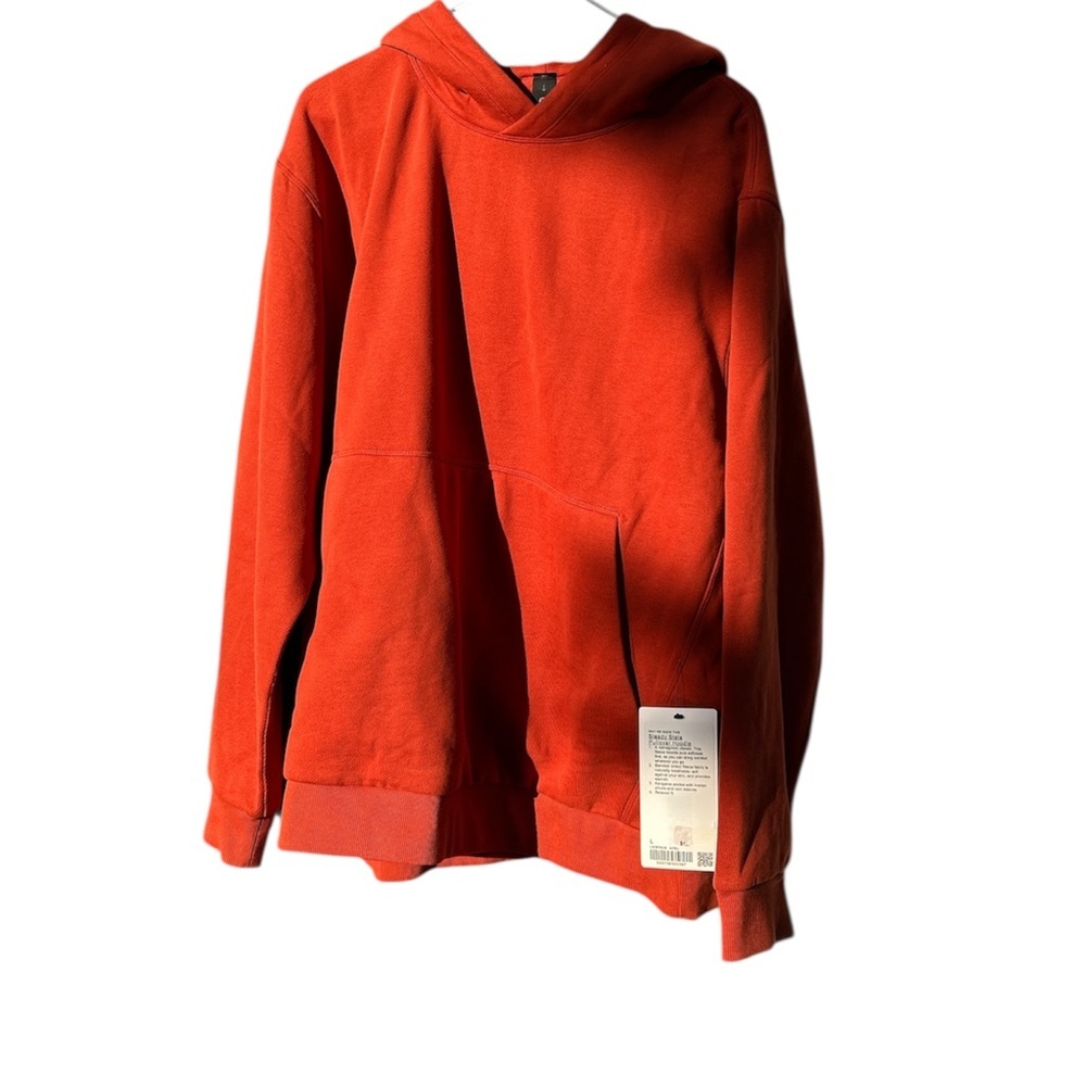 Lululemon Steady State Pullover Hoodie ATRU Autumn Rust NWT Size L Unisex Fall - Picture 6 of 17